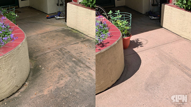Before and after in Los Altos, CA