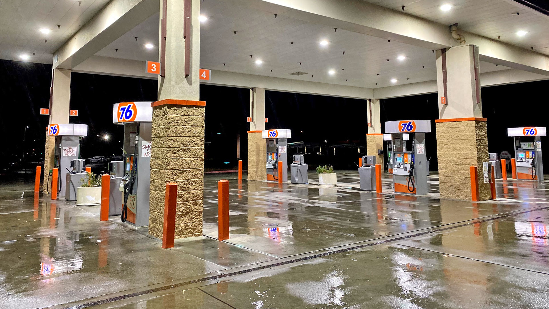 Gas station cleaned in San Jose, CA